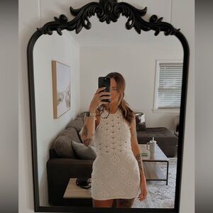 Free People prisma fauxchet mini swim cover up